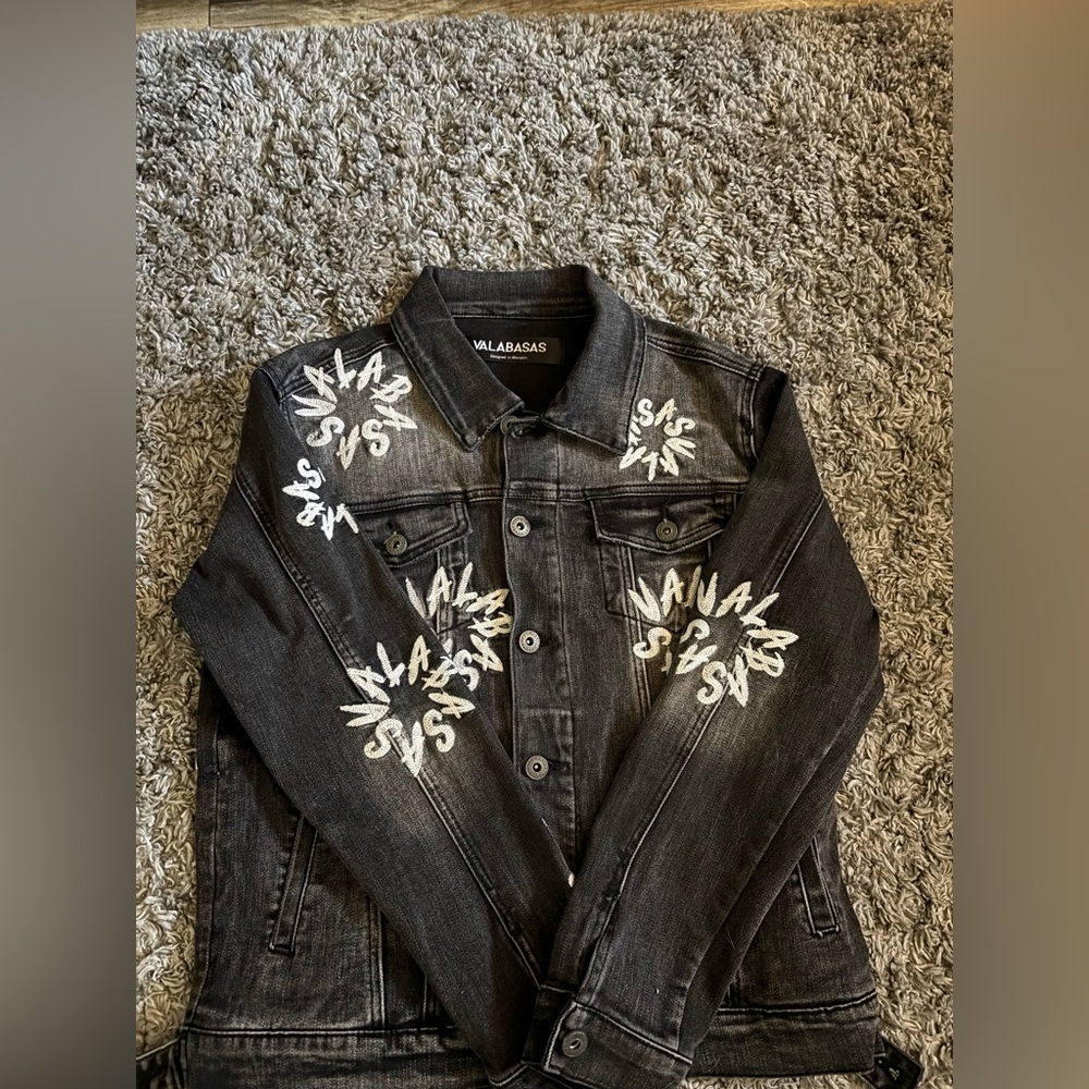Valabasas Black Denim Jacket
